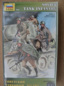 ZVEZDA 1/35 3544 SOVIET TANK INFANTRY